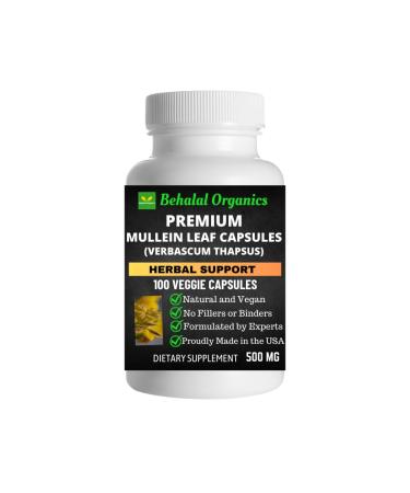 Behalal Organics Mullein Leaf Quick Release Capsules
