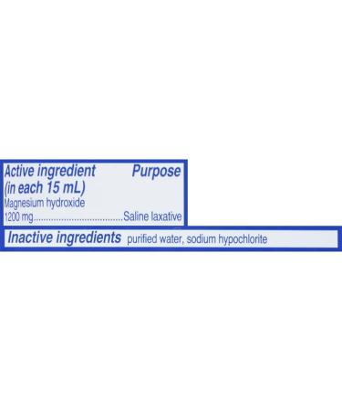 Phillips' Milk of Magnesia Liquid Laxative 26 oz (Pack of 2) Cramp Free & Gentle Overnight Relief Of Occasional Constipation #1 Milk of Magnesia Brand Original 26 Fl Oz (Pack of 2) - Buy Online on GoSupps.com