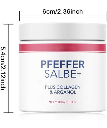 Premium 2-Piece Pepper Ointment Plus | Antibrowning & Moisturizing for Men & Women | Collagen & Argan Oil | 200g - Buy Online on GoSupps.com