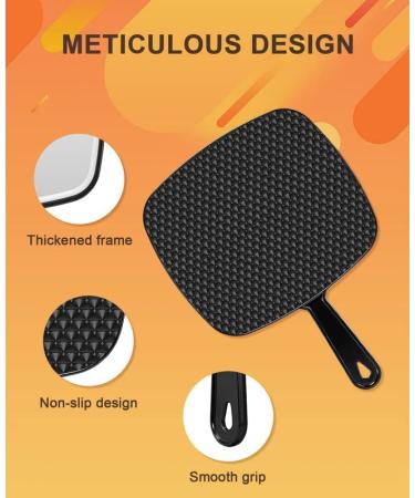 OWBIA Large Hand Mirror with Handle - Salon Barber Hairdressing Tool (12.4 x 9) - Buy Online on GoSupps.com