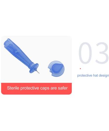 50Pcs Disposable Pointed Acne Pin Blackhead Remover Tool | Super Pointed Needle Extractor for Blackhead & Blemish Removal - Ideal for Estheticians and Beauty Salons - Buy Online on GoSupps.com