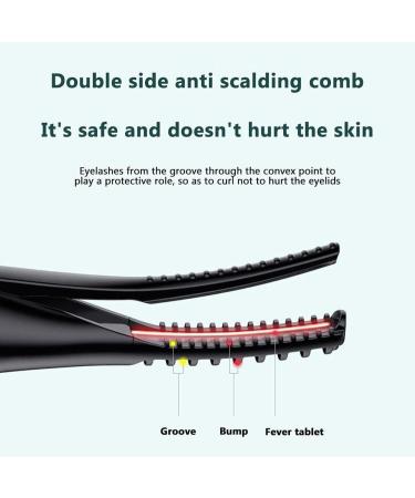 Buy Heated Eyelash Curler | Portable USB Rechargeable Electric Lash Curler for Perfect Curls - Beauty Tools for Women - Buy Online on GoSupps.com