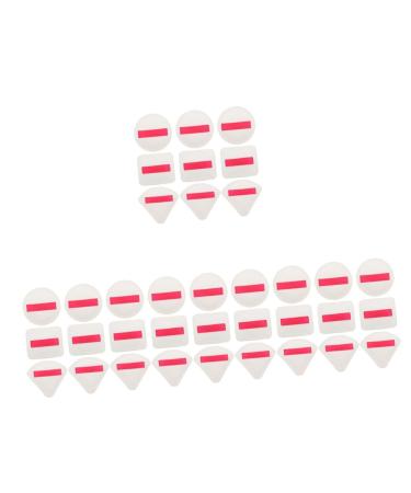 FRCOLOR 36 Pcs Sponge Cushion Powder Professional Makeup Make up Tools Foundation Cream Puff Delicate Powder Puff Creamy Blush Eyeshadow Loose Powder Sponge Makeup Blending Pad