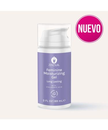 ZENZSUAL Feminine Hyaluronic Acid Moisturizing Gel (3 Oz) - Hydrating, pH Balancing, and Perfume-Free - Buy Online on GoSupps.com