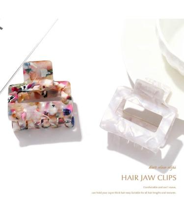 Runmi Hair Clips - French Design Acetic Acid Hair Accessories for Women & Girls | Strong Hold 2 Pack | International Shipping Available - Buy Online on GoSupps.com