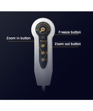 Skin Hair Analyzer 5 Inch Screen Skin Diagnosis Scanner 50x Lens and 200x Lens Detect Various Skin Scalp Hair and Follicle Issues Suitable for Beauty Salons/Skin Management Institutions - Buy Online on GoSupps.com