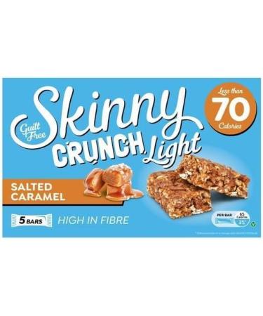 Skinny Crunch Light Raspberry & White Chocolate 5X19g Skinny Crunch Light Salted Caramel 5X19g Skinny Dream Millionaire's Shortbread Bars 5x19g - Buy Online on GoSupps.com