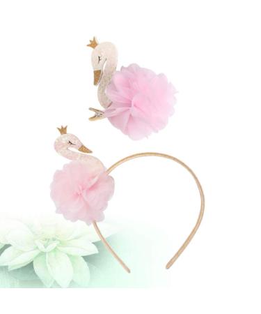 2Pcs Cute Swan Hair Clips for Girls | Adorable Headband Hairpins | Birthday Party Favors & Hair Accessories - Buy Online on GoSupps.com