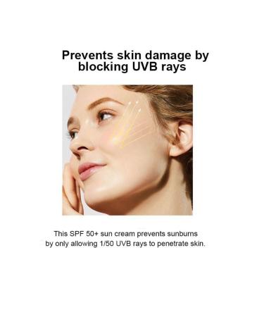 Aloe Soothing Sun Cream SPF 50 PA+++ | Broad Spectrum UV Protection | 50ml International Shipping - Buy Online on GoSupps.com