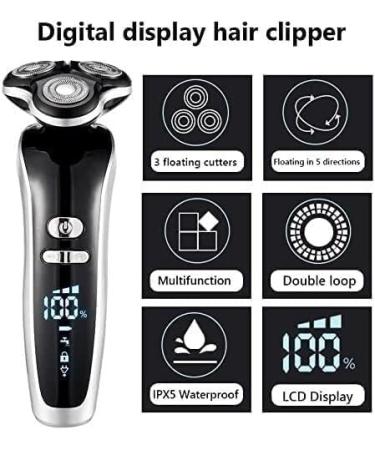Electric Razor for Men - 4D Rechargeable Shaver & Hair Clipper | Professional Trimmer for Adult Hair Cutting - Buy Online on GoSupps.com
