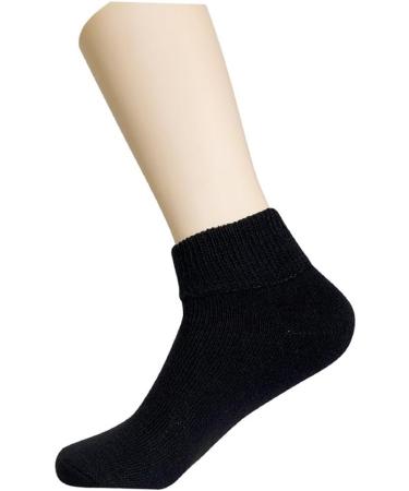 18 Pairs Diabetic Ankle Circulatory Socks for Men - Loose Fit Non-Binding Cotton Blend | Health Support & Foot Protection | Fits Men's Size 10-13 - Buy Online on GoSupps.com