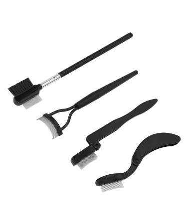 4-Piece Folding Eyebrow Comb & Eyelash Separator Set - Portable Makeup Tools for Women | International Shipping Available - Buy Online on GoSupps.com