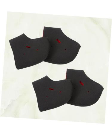 DOITOOL 2 Pairs Anti-Cracking Socks Heat Socks Moisturizing Socks Hydrating Socks Plantar Socks Toeless Socks Foot Protectors for Feet Moisturizer Socks Silicone Gel Heel - Buy Online on GoSupps.com