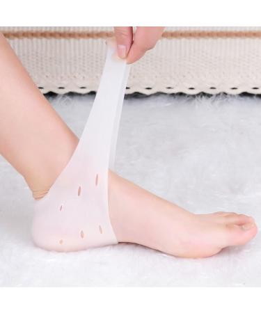 Menyiyds Gel Heel Cushions - 3 Pairs Silicone Pads for Heel Spur & Plantar Fasciitis Relief Pain Relief Socks for Men & Women - Buy Online on GoSupps.com