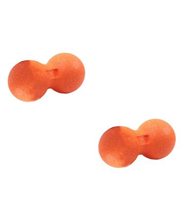 Healeved 2 STK peanut massage ball foot vault massage device lacrosse massage massage roller in peanut shape muscle roller rolling ball massage acupuncture massage relaxation ball yoga epp fitness
