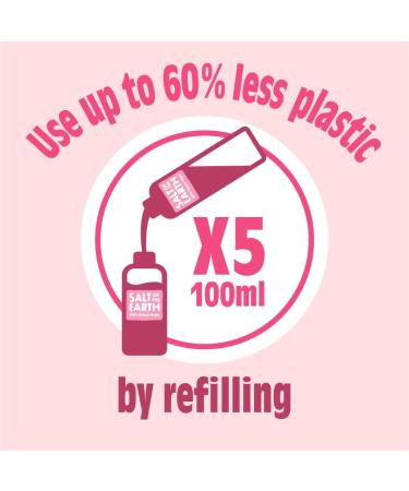 Salt of the Earth - Natural Deodorant Spray Refill - Certified Natural Vegan Long Lasting Protection Leaping Bunny Approved Made in the UK - 500ml (Sweet Strawberry 500ml) Sweet Strawberry 500 ml (Pack of 1) - Buy Online on GoSupps.com