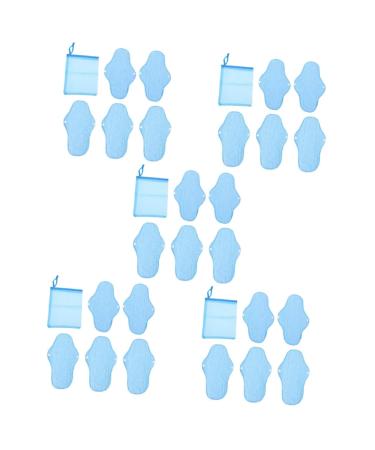 Solustrie 5 sentences 6stk women's bandage from Polarfleece Women's conducts for panty inserts fabric pad Washable women bandage Reusable menstrual pads menstrual bonds women accessories