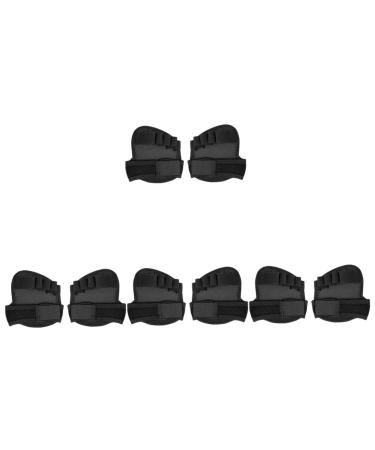 Gatuida 4 Pairs Forefoot Pad Half Toe Anti Slip Forefoot Cushion Shoe Supports Cushions Fabric Forefoot Support Forefoot Cushion Inserts Non-Slip Insole Pads Foot Pads Front Pad Soft Sbr