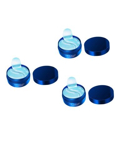 minkissy 3 Boxes Moisturizing Eye Mask Eye Care Mask Eye Pads Gel Jellyfish Collagen Skin