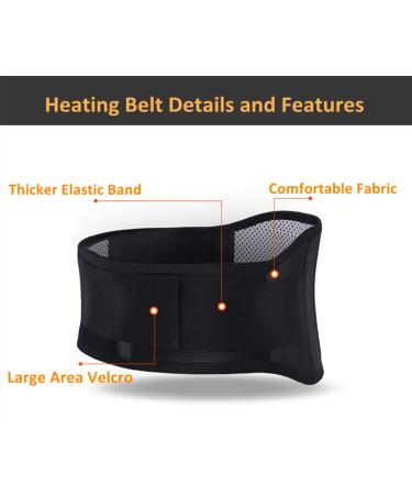 Back Brace for Lower Back Pain Relief - Self-Heating Support Belt for Men & Women - X-Large Lumbar Protection - Buy Online on GoSupps.com