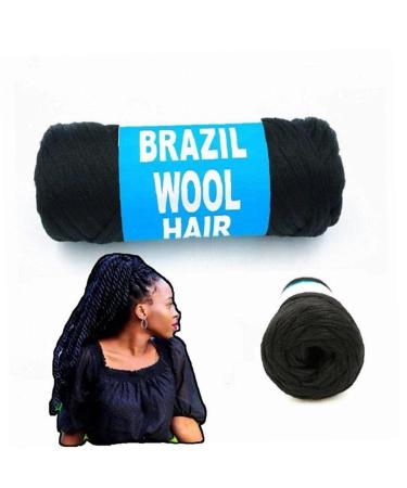 70g African Wig Folding Wool Yarn - Premium Brazilian Twisting Hair for Salon & Home Use - International Shipping Available - Buy Online on GoSupps.com