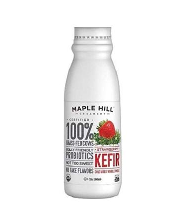 Maple Hill Creamery Kefir Strawberry 32 Ounce (Pack of 6)