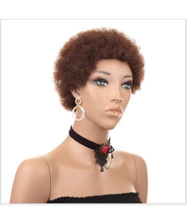 BGHJUE African Wig African Short Roll Hair Synthetic Lace Front Wigs For Black Women Soft Hair Heat Resistant Hair
