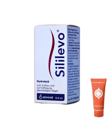 Sililevo hydrolack 1x 6.6 ml I structure and strengthening of damaged nails i medical nail powerful i nail split nail break nail psoriasis i savings set plus pharma pearl