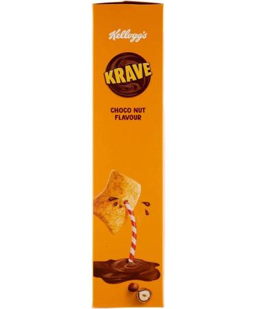 Kellogg's Krave Choco Nut Mixed Cereal with Chocolate Filling with Hazelnut Flavour and Vitamin Additive 410g Pack of 3 - Buy Online on GoSupps.com