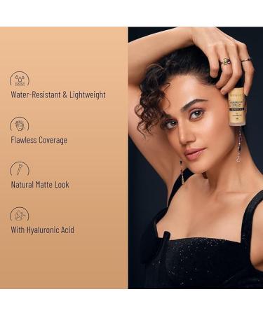 Swi.s"s Bea-uty Airbrushh Finish Lightweight Foundation | Full Coverage Blendable Foundation For Face Makeup |With Benefits Of Hyaluronic Acid Aloevera And Vitamin E | 30Ml | Shade- Shell White - Buy Online on GoSupps.com