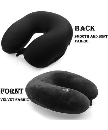 Hooshing Neck Pillow Massager - Vibrant Black Pain Relief Therapy & Shoulder Support for Car Home and Office - Buy Online on GoSupps.com