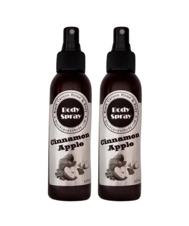 Cinnamon Apple Scented Body Spray 4 Oz (2 Pack)