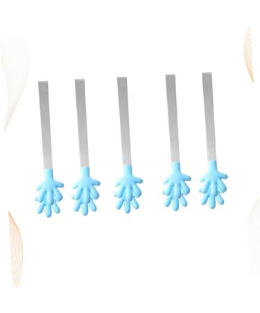 Alipis 15 Pcs Bread Clips Tea Bag Barbecue BBQ Tongs Kitchen Tools Stainless Steel Kitchenware Ice Cubes 13.1X2.5CMx3pcs Sky Bluex3pcs - Buy Online on GoSupps.com