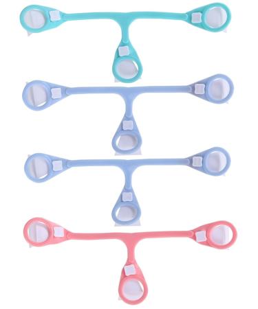 HiCat 4 Pack Baby Cloth Diaper Fasteners, Replaces Diaper Pins, Blue, Green and Pink (GPB-4 Pack)