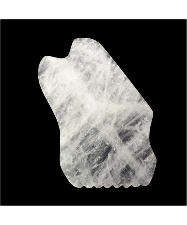 Crystal Jade Gua Sha Facial Massage Tool - Clear Quartz Scraper Board for SPA | Enhance Your Skincare Routine - Buy Online on GoSupps.com