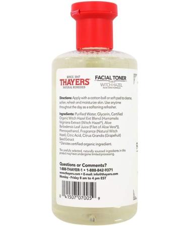 Thayer's Witch Hazel Original - Alcohol-Free 12 Fl Oz | Premium Skin Toner for All Skin Types - Buy Online on GoSupps.com