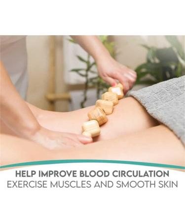 Premium 3-Part Wood Therapy Massager | Gua Sha Roller & Massage Tools for Cellulite & Sore Muscle Relief - International Shipping - Buy Online on GoSupps.com