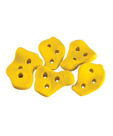 Gorilla Playsets 07-0008-Y Rock Climbing Wall Rocks, Includes Hardware - Yellow