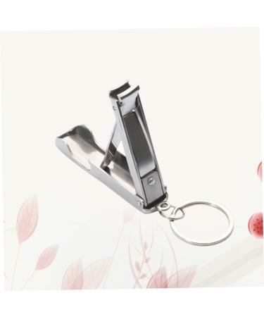 minkissy Stainless Steel Nail Clippers Stainless Steel Bottle Opener Stainless Steel Keychain Fold Key Chain - Buy Online on GoSupps.com