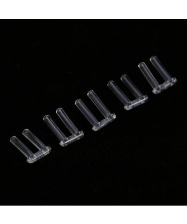 100 Pcs Plastic Compression Mounting Elements - Professional Lens Fastening Tool for Frameless Glasses Accessories (1.4x0.8x7.0mm) - International Shipping Available - Buy Online on GoSupps.com