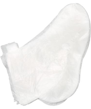 ZJchao Pack of 200 Large Disposable Clear Plastic Foot Spa Slippers Moisturizing and Softening Feet with Paraffin Wax - Buy Online on GoSupps.com