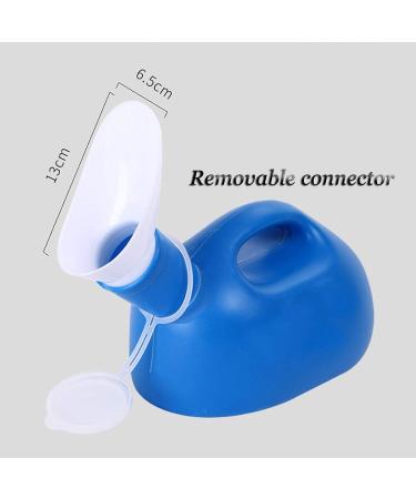 2000ML Unisex Urinal Bottle Reusable with Lid Portable Emergency Male Female Pee Potty for Travel Car Happy - Buy Online on GoSupps.com