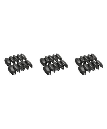 WEITAI 30 Pairs Black Plastic Hairdresser Colouring Ear Cover Shield Protector