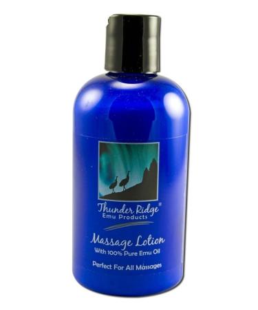 Massage Lotion with 100% Pure Emu Oil 8 fl Ounce Liquid