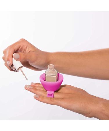 2EASY Silicone Nail Polish Ring - Can be used with any nail polish - Washable - Buy Online on GoSupps.com