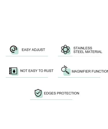 Older Nail Clipper with Magnifying Glass - Stainless Steel Adjustable Fingernail & Toenail Cutter for Seniors & Babies (Rose Red) - Buy Online on GoSupps.com