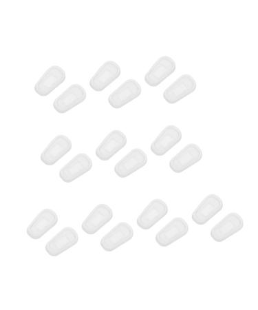 Combined 10 pairs of silicone noses upholstered PATAFIX Anti slide pads change me alternating bracket Adult nose paving glasses pads white pebble angel slipproof glasses frames