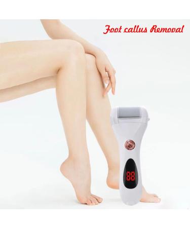 Foot Callus Remover Professional Electric Pedicure Callus Remover Rechargeable Foot File with 6 Roller Heads for Feet Care - Buy Online on GoSupps.com