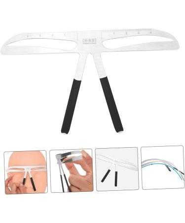 Didiseaon Bubble Leveler Eyebrow Marker Stainless Tattoos Eyebrow Ruler Position Ruler Triangle Eyebrow Marks - Buy Online on GoSupps.com