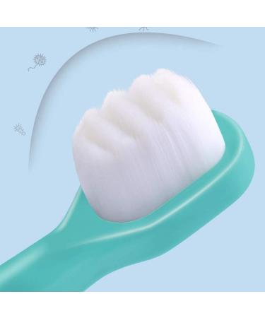 Soft Micro Nano Toothbrush for Kids - 10 000 Bristles | Portable 2-Pack Gift for Ages 1-12 | International Shipping Available - Buy Online on GoSupps.com